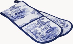 Guanto da forno doppio Blue Italian