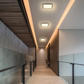 Brilagi - Plafoniera LED SLIMFRAME LED/25W/230V 30x30 cm nero