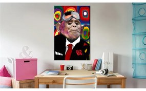 Quadro Mr. Monkey  Colore colorful, Dimensioni e Misure 80x120