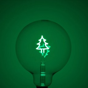 Lampada LED natalizia E27 G125 trasparente 1,8W 100 lm