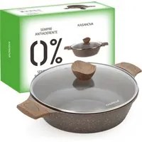 0% GRASSI TEGAME 28 CM, CON COPERCHIO