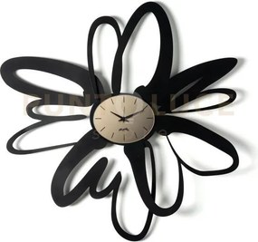 Orologio da parete shodo nero,velour luxe bronzo