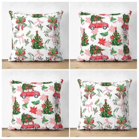 Set di 4 federe con motivo natalizio 43x43 cm - Mila Home