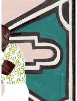 Élitis Carta da parati panoramica Ndebele - Panel 10