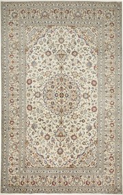 Kashan Tappeto persiano 330 x 210 Beige (Iran) Annodato A Mano