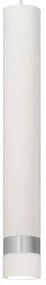 Lampadario LED a cavo TUBA 3xGU10/4,8W/230V bianco/cromo lucido