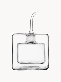 Dispenser aceto e olio in vetro borosilicato fatto a mano Cube