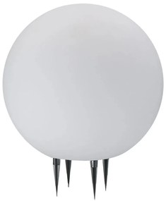 Lampada da esterno ARGENTO 1xE27/15W/230V diametro 30 cm IP65 bianco