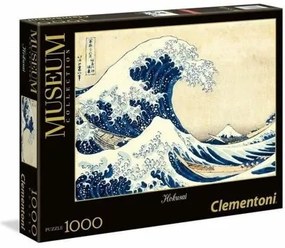 Puzzle Clementoni Museum Collection: Hokusai Great Wave 39378.7 98 x 33 cm 1000 Pezzi