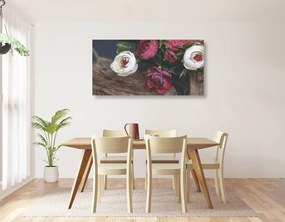 Quadro su tela – Vendemmia floreale