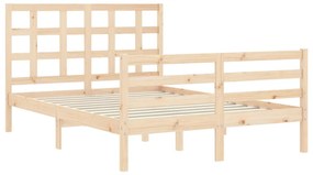 Giroletto con testiera 140x190 cm in legno massello