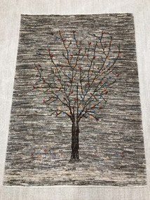 Loribaft Tappeto 100x140 Marrone (Iran) Annodato A Mano