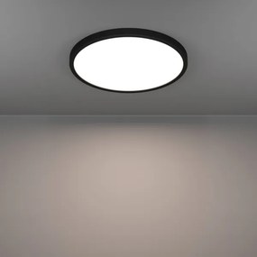 Eglo 901301-LED Plafoniera FUEVA LED/17W/230V 2700/4000/6500K Ø 38,9 cm nera