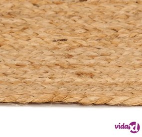 vidaXL Tappeto in Juta Intrecciata 180 cm Rotondo