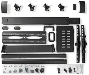 Nedis TVSM5100BK - Supporto da pavimento per TV 32-55" nero