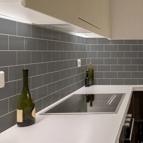 Set di adesivi per piastrelle 30 pezzi 20x10 cm Subway Tiles Grey - Ambiance