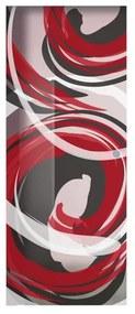 Anta per porta scorrevole esterno muro Energy in vetro multicolore, L 88 x H 215 cm spessore 8 mm, apertura sinistra