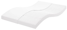 Materasso İn Schiuma Bianco 140x210 Cm 7 Zone Durezza 20 Ild /