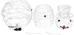 Aigostar-LED Decorazione natalizia da esterno LED/3,6W/31/230V 6500K 90cm IP44 Pupazzo di neve