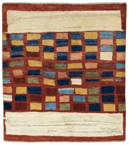 Gabbeh Tappeto persiano 110 x 120 Rosso (Iran) Annodato A Mano