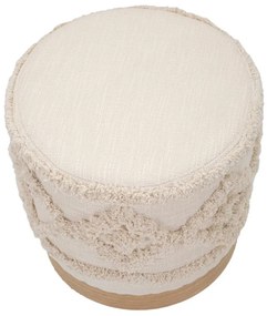 Pouf Elegante in Damasco Ø 40x40