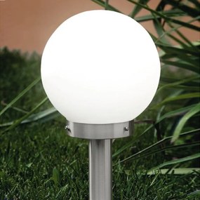 Lampione da giardino, Nisia H 50 cm, argento, IP44 EGLO