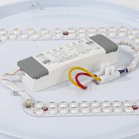 Brilagi - Lampada LED dimmerabile WOODROUND LED/30W/230V 3000-6000K Ø 40 cm + telecomando