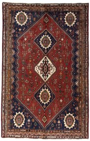 Shiraz Tappeto persiano 170x270 Rosso (Iran) Annodato A Mano