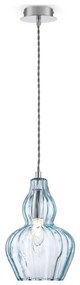 Maytoni MOD238-PL-01-BL - Lampadario a sospensione con filo EUSTOMA 1xE14/40W/230V blu