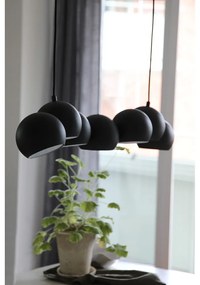 Lampadario nero con paralume in metallo Cupolo – Markslöjd