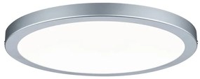 Plafoniera LED PLAFONIERA ATRIA GRIGIA 30 16W Ø 30 cm argento IP21 bianco naturale, 1800 lumen PAULMANN