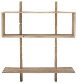 Libreria a parete in legno di mango in colore naturale 96,5x110,5 cm Millian - Bloomingville