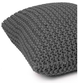 Pouf cuscino grigio in maglia - Bonami Essentials