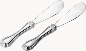 Set di 2 coltelli per burro placcati in argento Arvid