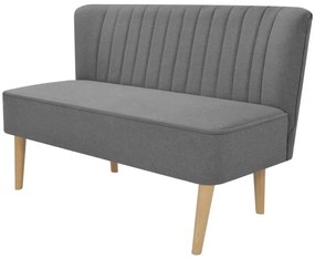Divano İn Tessuto 117x55,5x77 Cm Grigio Chiaro /