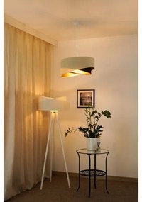Brilagi - Lampadario LED a sospensione con filo LYRA 1xE27/15W/230V color crema/nero/oro