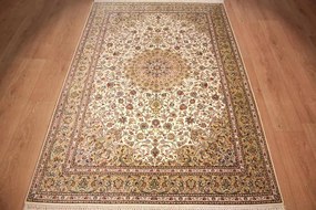 Ghom Tappeto 130x210 (Iran) Annodato A Mano