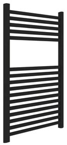 Termoarredo scaldasalviette 500x770 nero opaco con interasse 45 cm