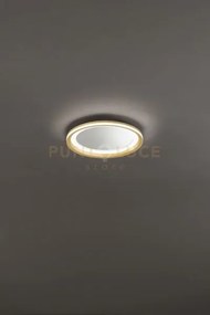 Plafoniera in alluminio oro mirò led 38w 3000k cri?80 220-240v 50/6...