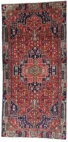Hamedan Tappeto persiano 130x290 Rosso (Iran) Annodato A Mano