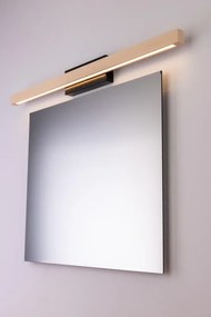 Applique LED scandinavo Dora nero, dimmerabile bianco caldo