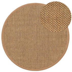 benuta Pure Tappeto sisal Greta Crema ø 150 cm rotondo - Tappeto design moderno soggiorno