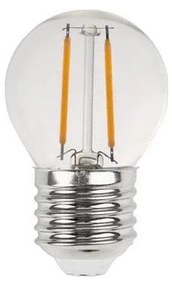 Lampadina LED FILAMENT G45 E27/2W/230V 3000K