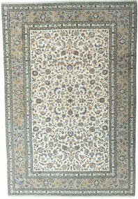 Kashan Tappeto persiano 370 x 250 Beige (Iran) Annodato A Mano
