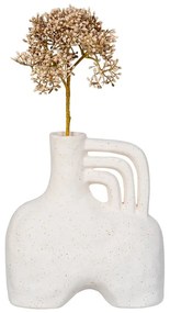 Vaso color crema in ceramica (altezza 19,5 cm) - House Nordic