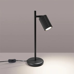 Lampada da tavolo nera (altezza totale 43 cm) Gleam – Sollux