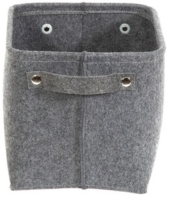 Cestino in feltro, grigio, 29 x 24 cm - Compactor