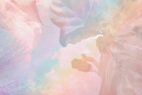 Carta da parati – Foglie Arcobaleno