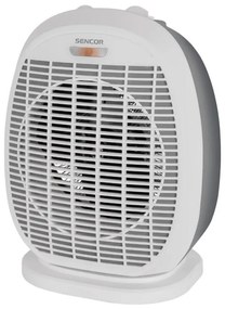 Sencor - Termoventilatore con resistenza 1200/2000W/230V bianco/grigio