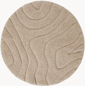 Tappetino da bagno rotondo in cotone Strandängen